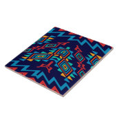 Carreau Conception tordue d'abrégé sur formes (Côté)