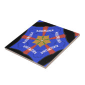 Carreau Conception Tribale Africaine : Hakuna Matata (Côté)