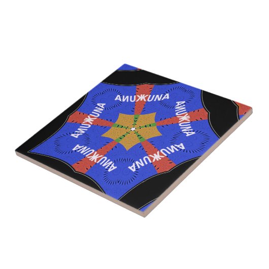 Carreau Conception Tribale Africaine : Hakuna Matata (Côté)