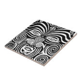 Carreau Conception tribale maorie antique de tatouage de (Côté)