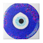 Carreau Conception turque d'oeil mauvais de Nazar (Devant)