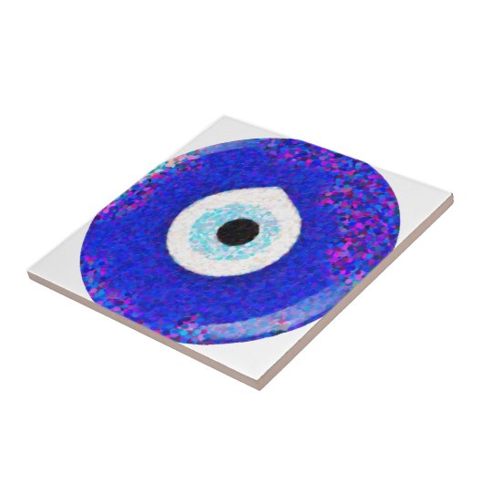 Carreau Conception turque d'oeil mauvais de Nazar (Côté)