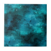 Carreau Conception Turquoise de la série Galaxy 7 (Devant)