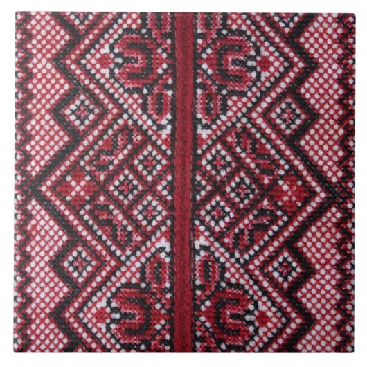 Carreau Conception ukrainienne traditionnelle (Devant)