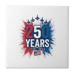 Carreau Conception vectorielle pour le 250e anniversaire d