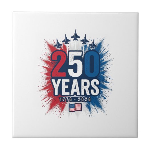 Carreau Conception vectorielle pour le 250e anniversaire d (Devant)
