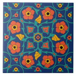 Carreau Conception vintage de tuile d'île de Catalina