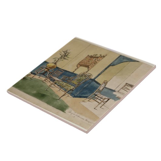 Carreau Conceptions Anglo-Japonaises, c.1860 (stylo et à (Côté)