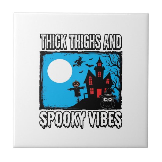 Carreau Conceptions de chemise Halloween Thick Thighs Spoo (Devant)
