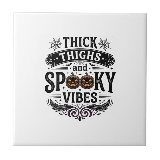 Carreau Conceptions de chemise Halloween Thick Thighs Spoo (Devant)