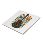 Carreau Conceptions Guitare & Fleurs (Côté)