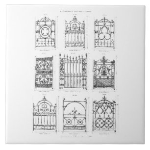 Carreau Conceptions pour des portes de fonte, du 'Ca de