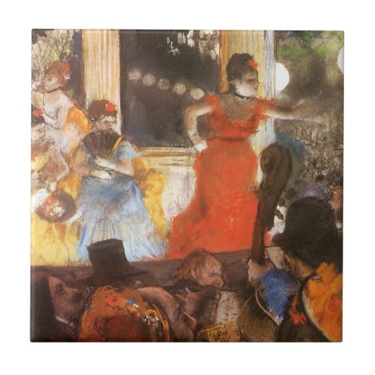 Carreau Concert Café aux Ambassadeurs par Edgar Degas (Devant)