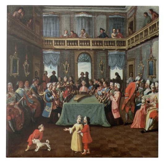 Carreau Concert dans une Chambre privée (Devant)