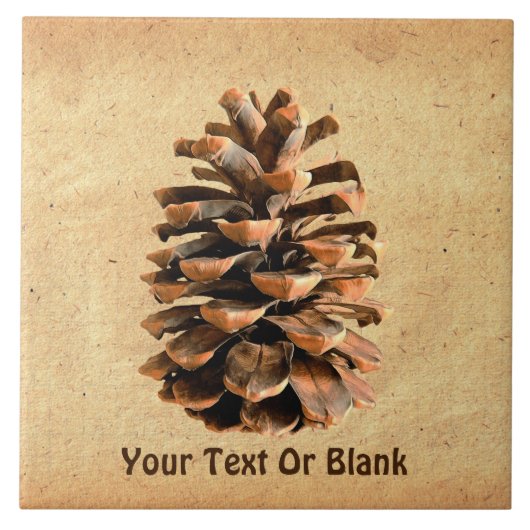 Carreau Cône de pin (Devant)