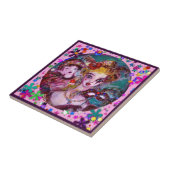 CARREAU CONFETTI DE MASQUÉRADE VÉNITIENNE DE VALENTINE (Côté)