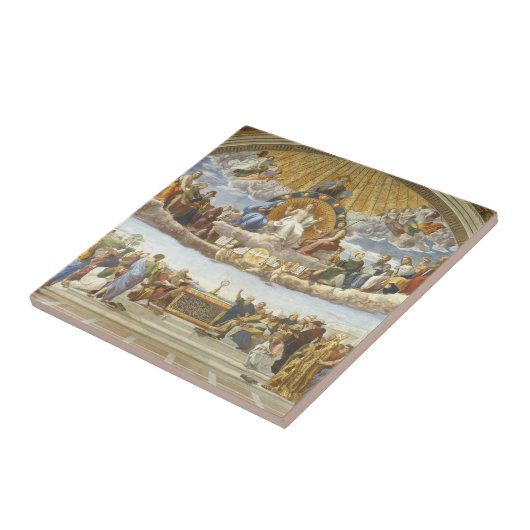 Carreau Conflit du Saint Sacrement, Raphael Sanzio (Côté)