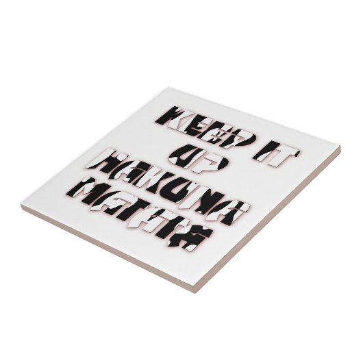 Carreau Conserver / Hakuna Matata (Côté)