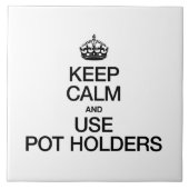 CARREAU CONSERVEZ LE CALME ET UTILISEZ LES TITULAIRES DE P (Devant)