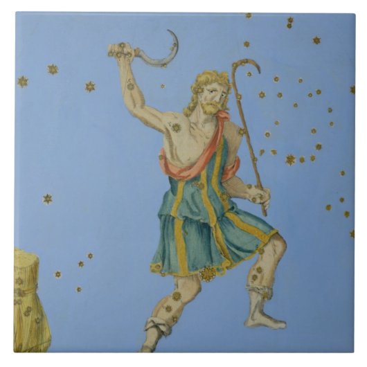 Carreau Constellation de Bootes, de "Uranometria" par Joh (Devant)