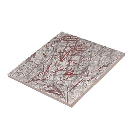 Carreau Construction en rouille et gris (Côté)