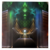 Carreau Contempler La Tuile D'Art Fractée D'Oz (Devant)