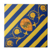 Carreau Contrada della Tartuca (Tortoise) Palio di Siena (Devant)