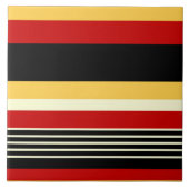 Carreau Contraste Jaune Avec Rouge (Devant)