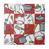 Carreau Contrôle d'outils de cuisine (Devant)