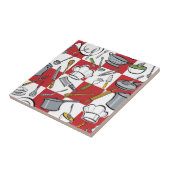 Carreau Contrôle d'outils de cuisine (Côté)