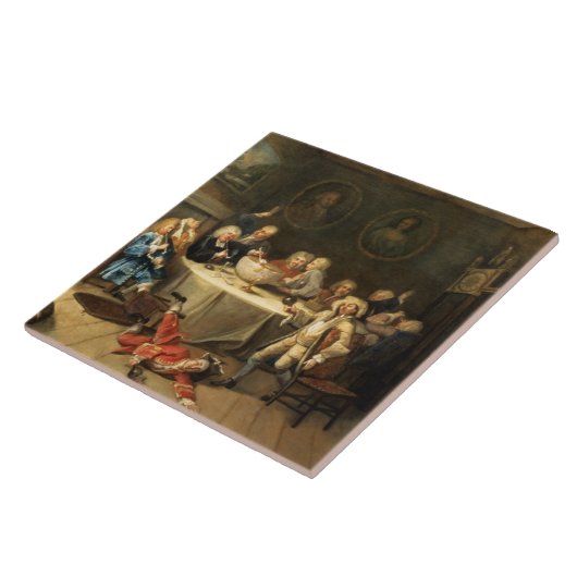 Carreau Conversation de minuit moderne (Côté)