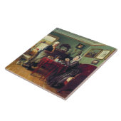 Carreau Conversation des ménages (par Konstantin Makovsky) (Côté)