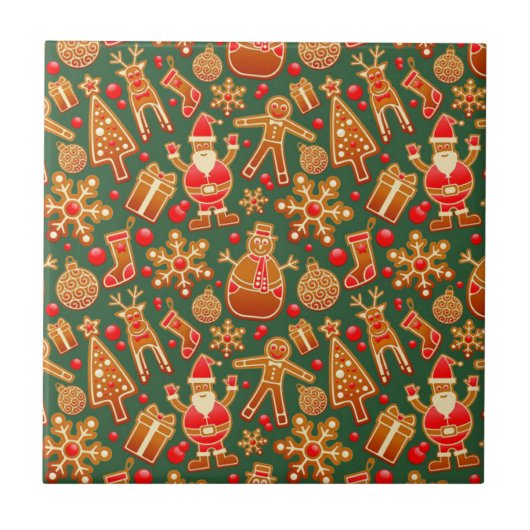 Carreau Cookie de Christmas (Devant)