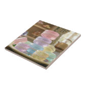 Carreau Cookies Macaron en Verre Pastel (Côté)