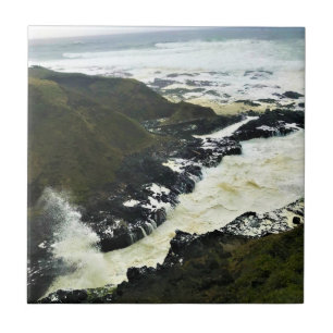 Carreau Cook's Chasm, Cape Perpetua, Côte de l'Oregon