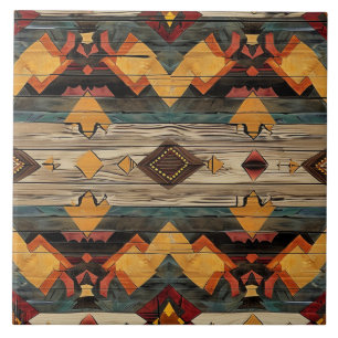 Carreau Cool Aztec faux bois