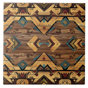 Carreau Cool Aztec faux bois