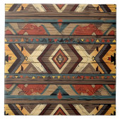 Carreau Cool Aztec faux bois (Devant)