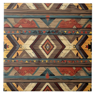Carreau Cool Aztec faux bois