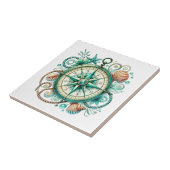 Carreau Cool beach lovers  compass  (Côté)