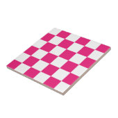 Carreau cool blanc chèque motif carrelé (Côté)