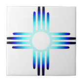 Carreau Cool Blue Zia (Devant)