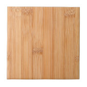 Carreau Cool élégant imprimé en bambou marron clair (Devant)