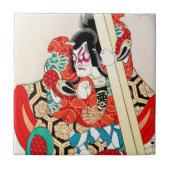 Carreau Cool japonais kabuki warrier acteur samouraï man a (Devant)