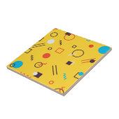 Carreau Cool, Memphis géométrique unique, à la mode, (Côté)