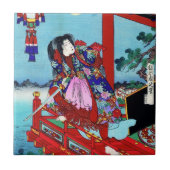 Carreau Cool oriental classique japonais Hero Warrior art (Devant)