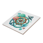 Carreau Cool ships wheel anchor (Côté)