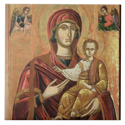 Carreau Coordonnée de Madonna et de l'enfant de (Devant)