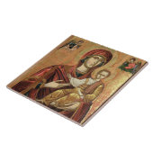 Carreau Coordonnée de Madonna et de l'enfant de (Côté)