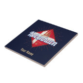 Carreau Copenhague capitale Danemark Retro voilier (Côté)